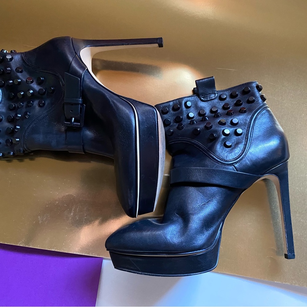 Michael Kors leather and studs